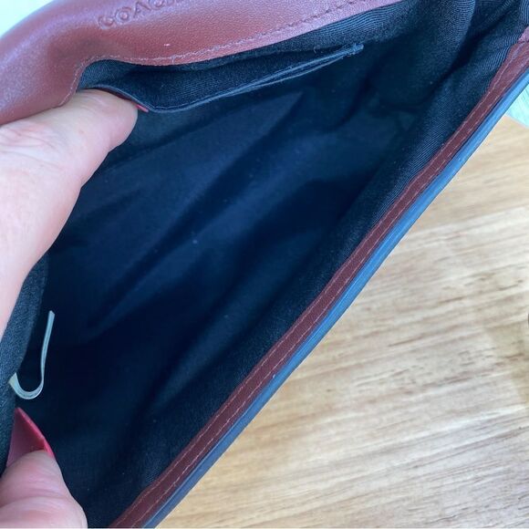 Coach Python Embossed Crosstown Crossbody Bag Brown - Picture 10 of 13